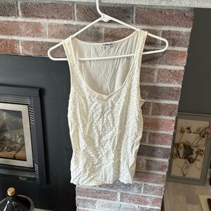 Express sequin medium work tank